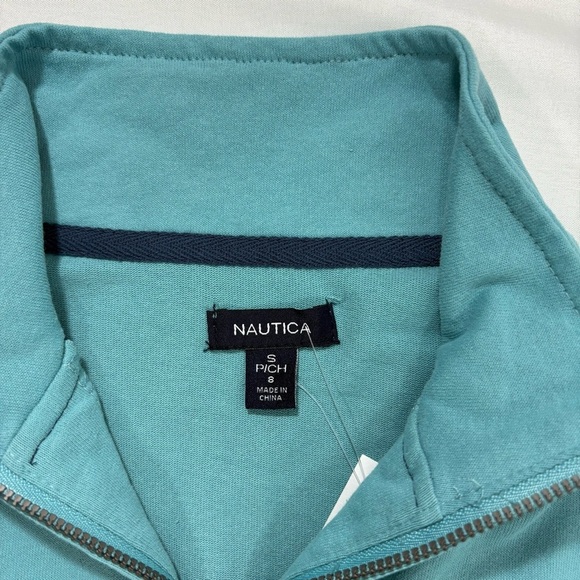 Nautica Men's Teal Half-Zip Sweater - Picture 10 of 10